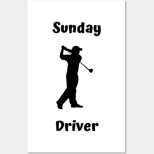 Sunday Driver Golf Design Posters and Art